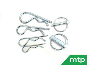 Assortment of locking clips and pins