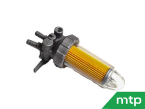 Universal fuel filter with housing