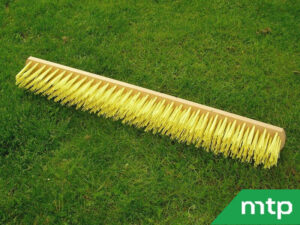 Yellow broom element artificial turf (soccer)