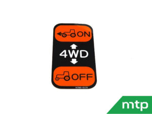 Sticker 4WD on/or Yanmar SA