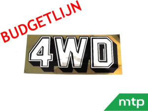 Hood sticker 4WD