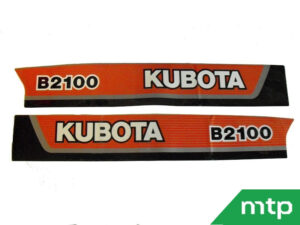 Hood stickers Kubota B2100