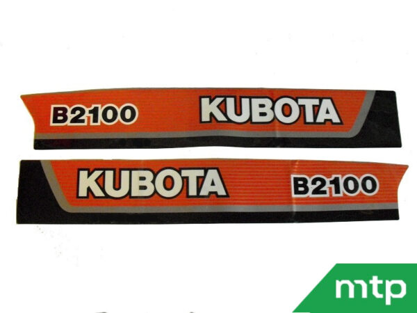 Hood stickers Kubota B2100