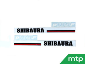 Engine hood decals Shibaura P185F