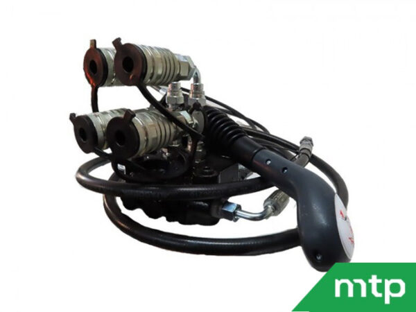 2 x double acting hydraulic valve with joystick - Image 2