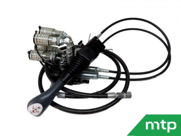 2 x double acting hydraulic valve with joystick - Image 3