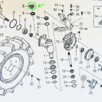 Gear 4wd horizontal Iseki Sial Hunter/SF/TC/TM - Image 4