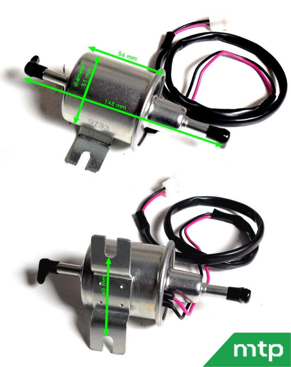 Electric fuel boost pump - round - Image 3