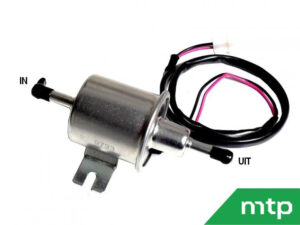 Electric fuel boost pump - round