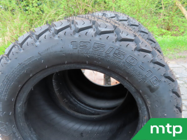 Set of lawn tires 195/50-10 first installation - Image 3