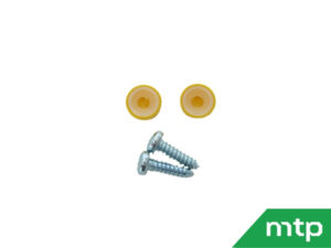 License plate screw mount