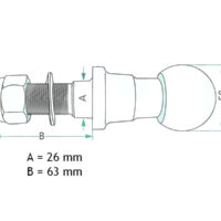 Ball pull pin M22 - Image 2