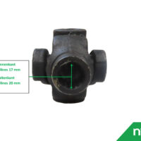 Cross joint 4wd front axle Kubota B - Image 3