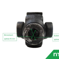 Cross joint 4wd front axle Kubota B5000/5001 - Image 3