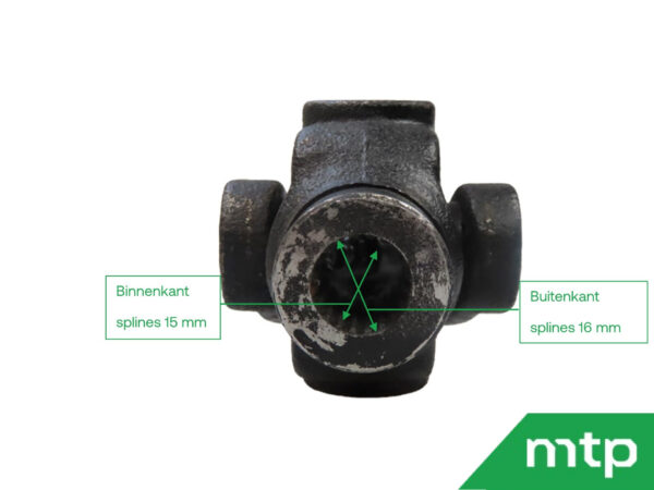 Cross joint 4wd front axle Kubota B5000/5001 - Image 3
