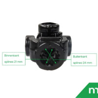 Cross joint intermediate shaft Iseki Landhope TU140-177 - original - Image 3