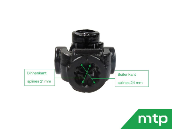 Cross joint intermediate shaft Iseki Landhope TU140-177 - original - Image 3