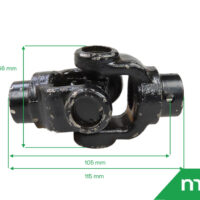 Cross joint 4wd front axle Iseki TU/TX - Image 2