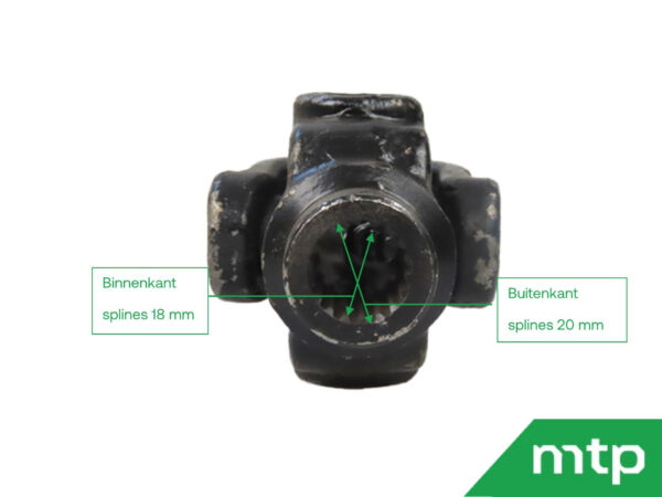 Cross joint 4wd front axle Iseki TU/TX - Image 3