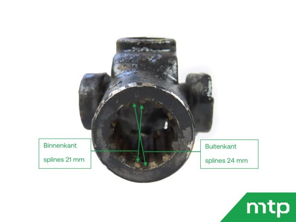 Cross joint drive shaft 127 mm - Image 3
