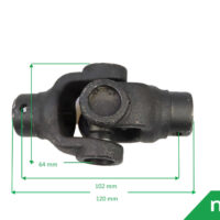 Cross joint 4wd front axle Kubota B - Image 2