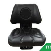 Tractor seat mechanically suspended
