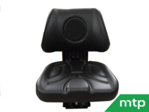 Tractor seat mechanically suspended