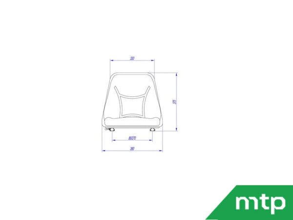 Tractor seat universal compact - Image 6