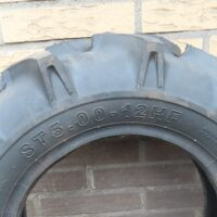 Tractor tire 5.00-12 used - Image 2