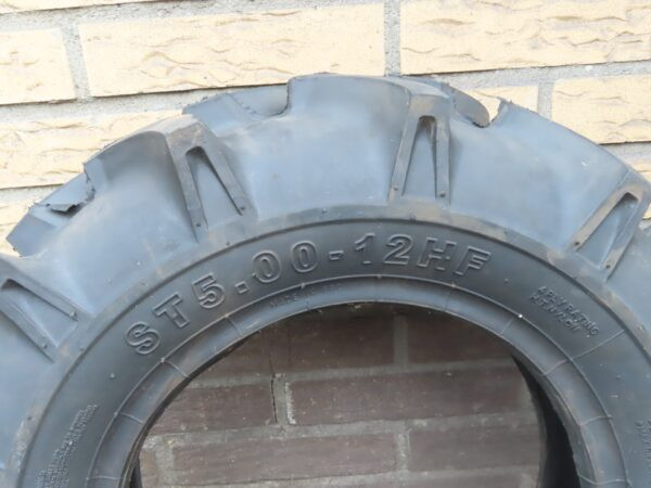 Tractor tire 5.00-12 used - Image 2