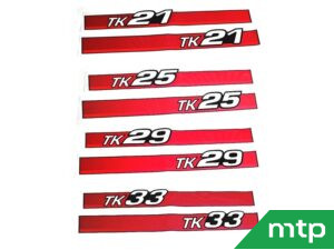 Hood decals Iseki TK