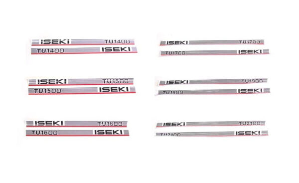 Hood stickers Iseki TU