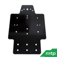License plate holder 210 x 143 metal deluxe