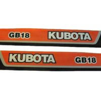 Hood decals Kubota GB - Image 3