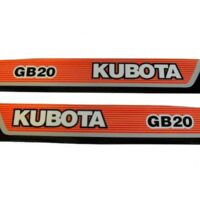 Hood decals Kubota GB - Image 4