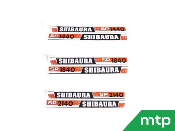 Engine hood decals Shibaura SP