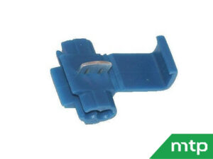 Set of 6 branch clamps blue