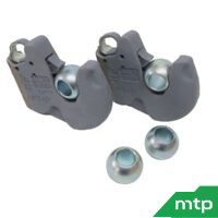 Set of catch hooks + quick change balls cat 1