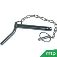 Top bar pin cat. 1 with handle and chain