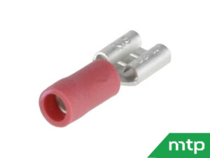 Set of 6 flat plug sleeves uninsulated