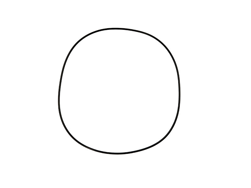 O-ring front axle vertical Yanmar YT - 194556-13790