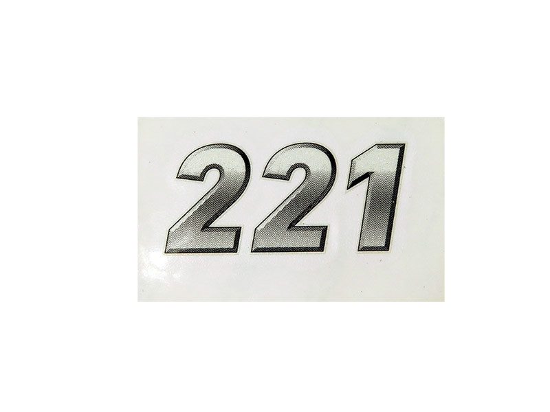 Engine hood decal Yanmar SA221 - 1A8330-65610
